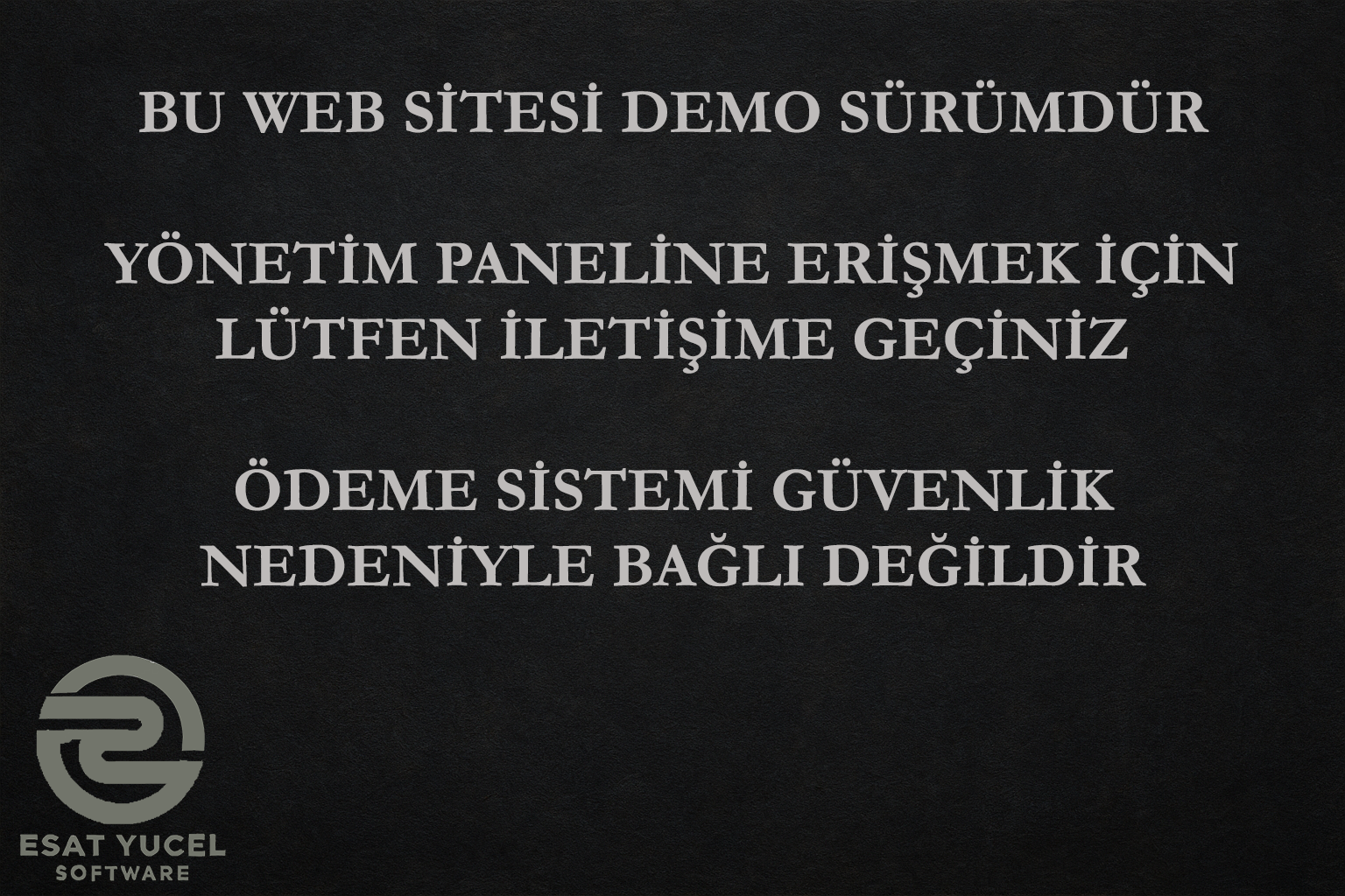 Esat Yücel Software Slider Duyuru 